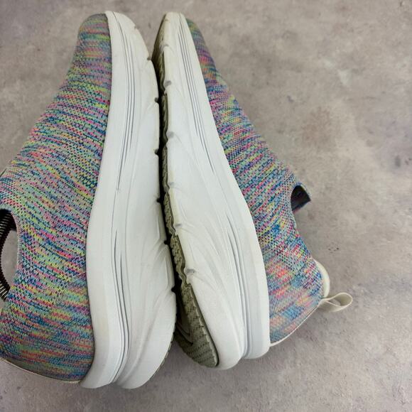 Skechers D'Lux Walker Rainbow Walking Shoes Slip On 149367 Womens Size 8.5 - Picture 8 of 12